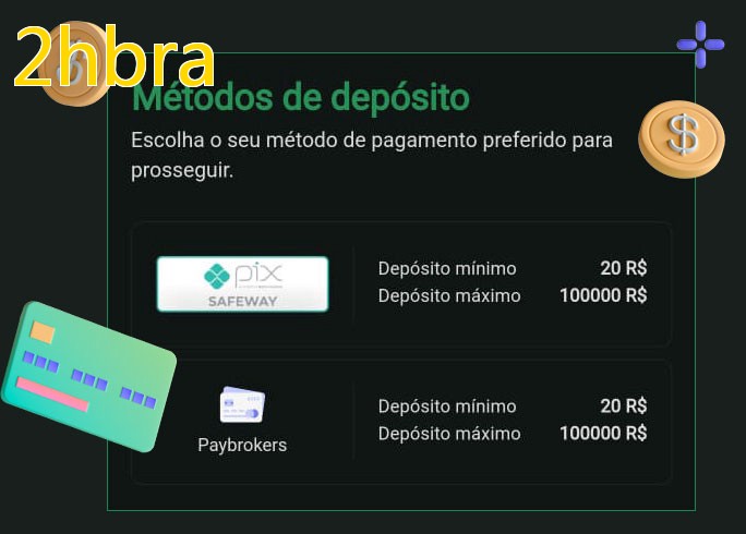 O cassino 2hbrabet oferece uma grande variedade de métodos de pagamento